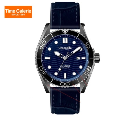 Crocodile CRDW7023.158L Stainless Steel Case Blue Leather Blue Dial Men Watch Crocodile CRDW7023.158L Stainless Steel Case Blue Leather Blue Dial Men Watch